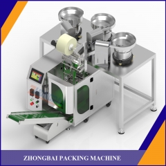 Counting Packaging Machine with Three Bowls